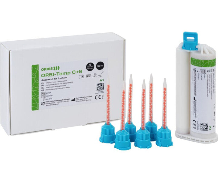 Orbi-Temp K&B, temporary closure materials, A3, cartridge 50 ml, 4:1, pack of 6