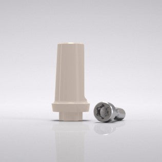 CERALOG PEKK abutment, straight, Ø 4.8, H 8.4, incl. titanium abutment screw