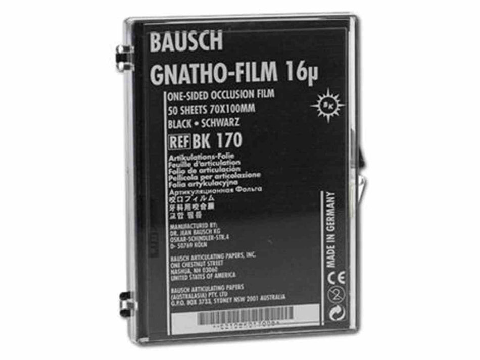 Gnatho-Film 16 mµ 70 x 100 mm BK170 black, pack of 50