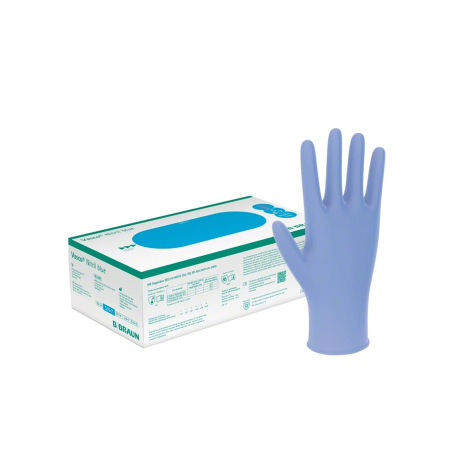 Disposable gloves Vasco Nitrile blue, M, pack