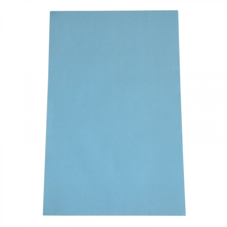 Tray filter paper, 36 cm x 28 cm, light blue, 5 packs of 250 sheets