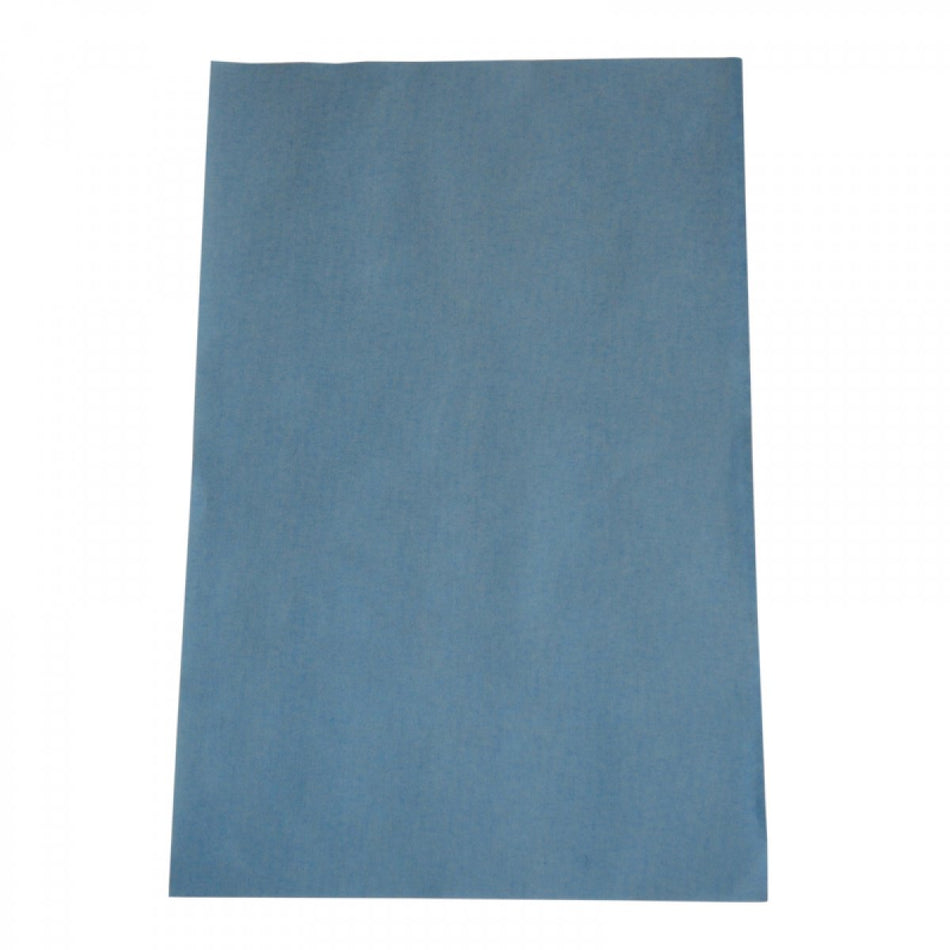 Tray filter paper, 36 cm x 28 cm, blue, 5 packs of 250 sheets