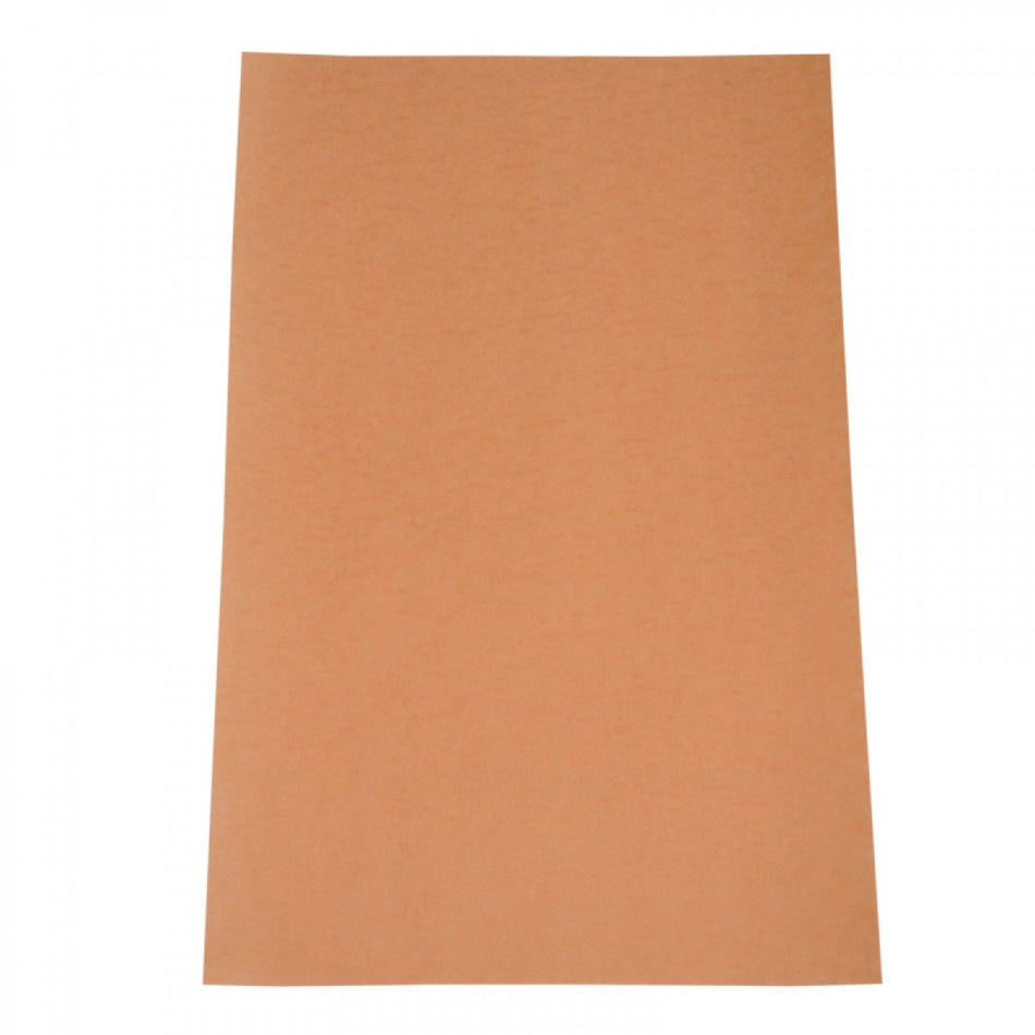 Tray filter paper, 36 cm x 28 cm, orange, 5 packs of 250 sheets