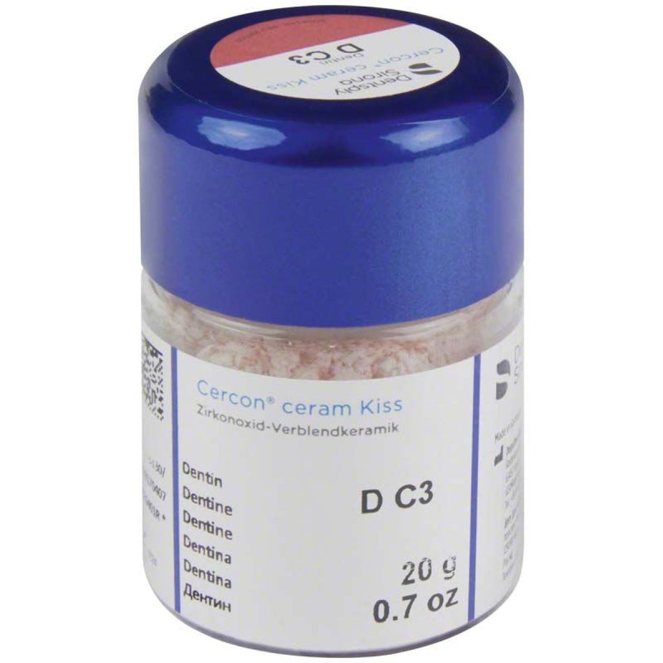 Cercon ceram kiss, Dentin C3, 20 g (DeguDent), 1 x glass 20 g