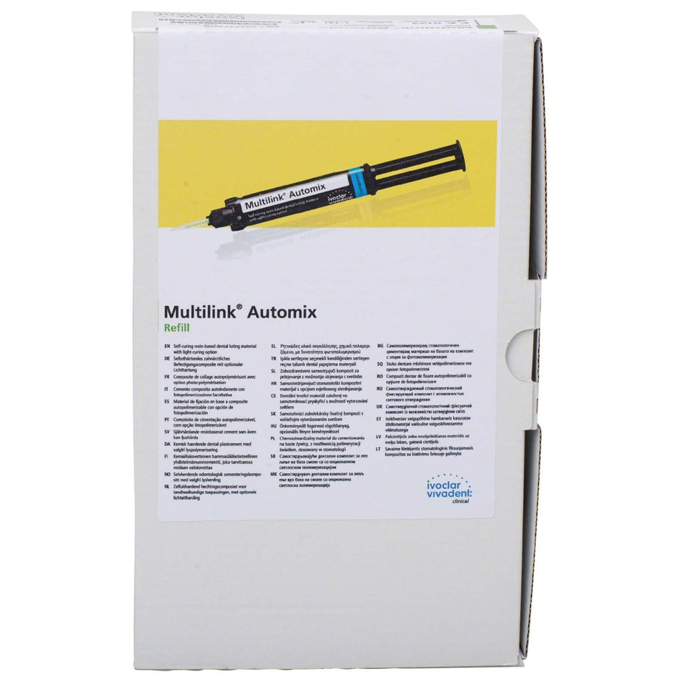 Multilink Automix, fastening system, transparent, set, 3 Automix syringes of 9 g each