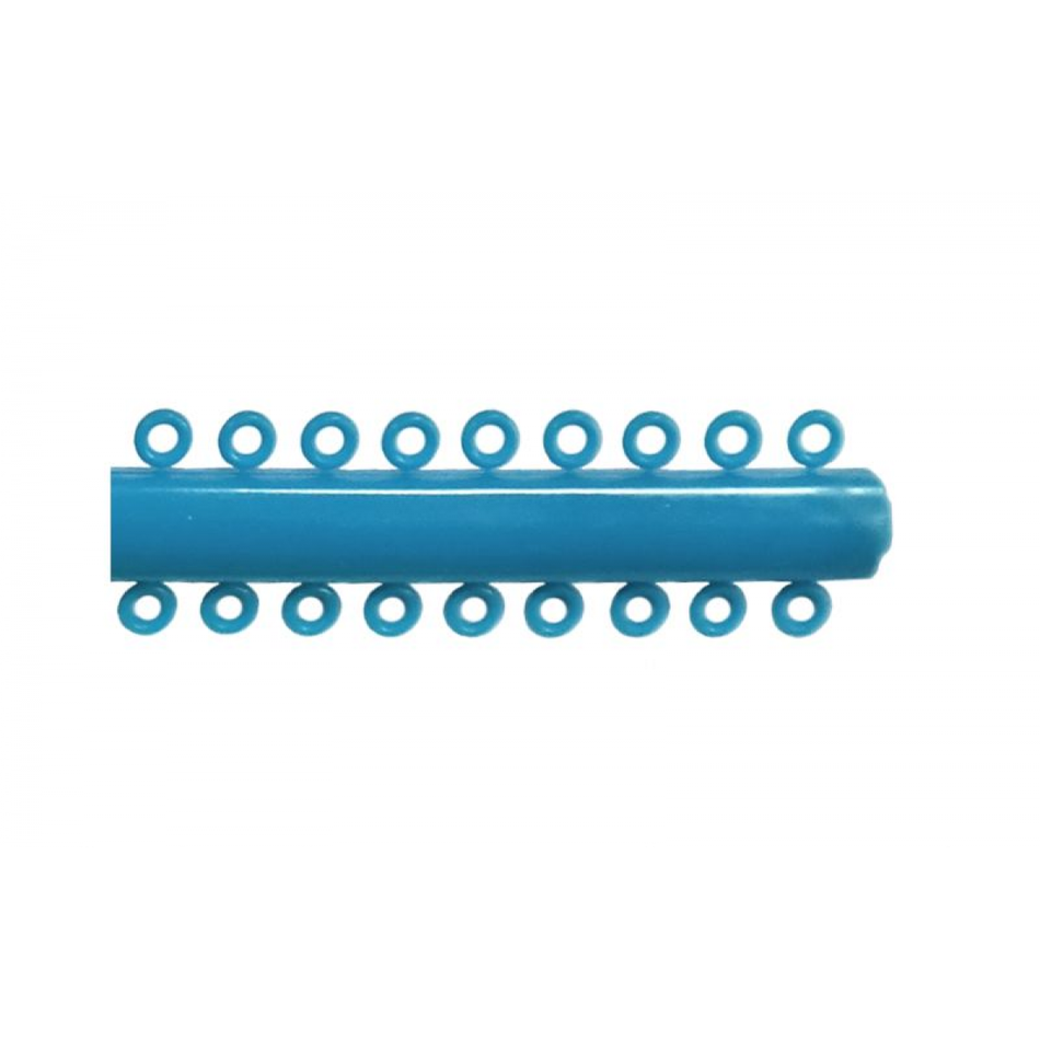 Elastic ligatures, turquoise, pack of 1040 pieces