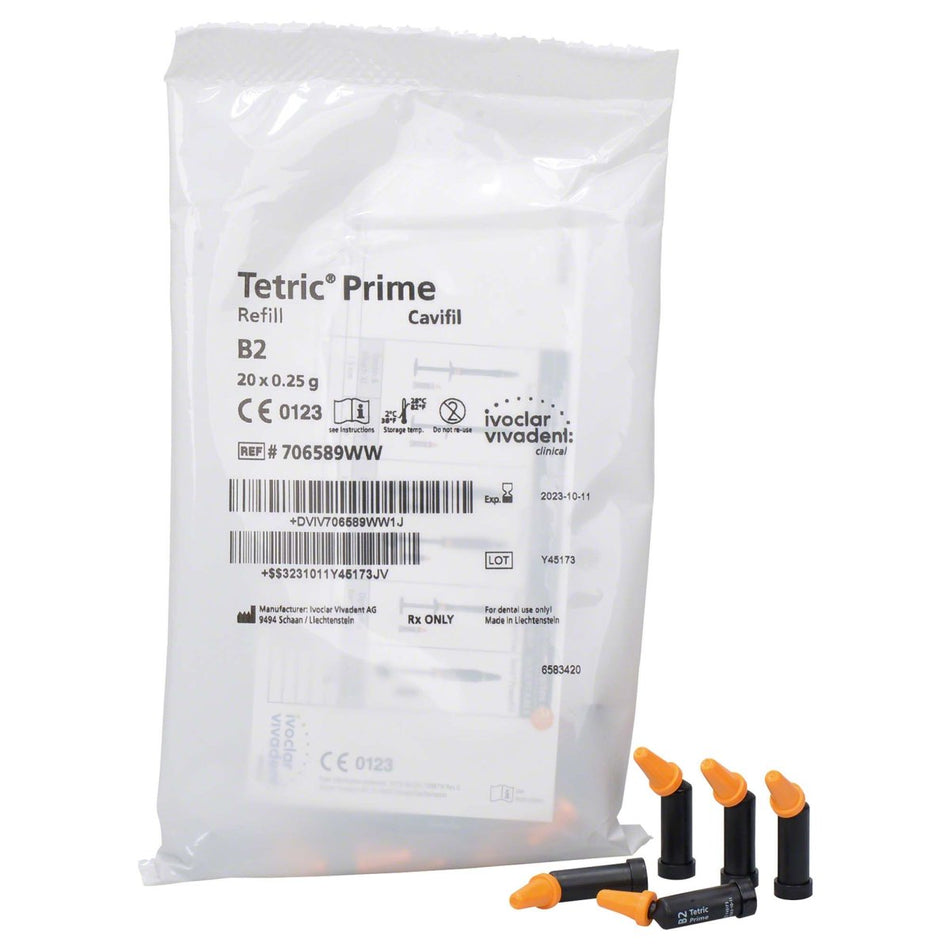Tetric Prime, Cavifil, B2, 20 capsules of 0.25 g each