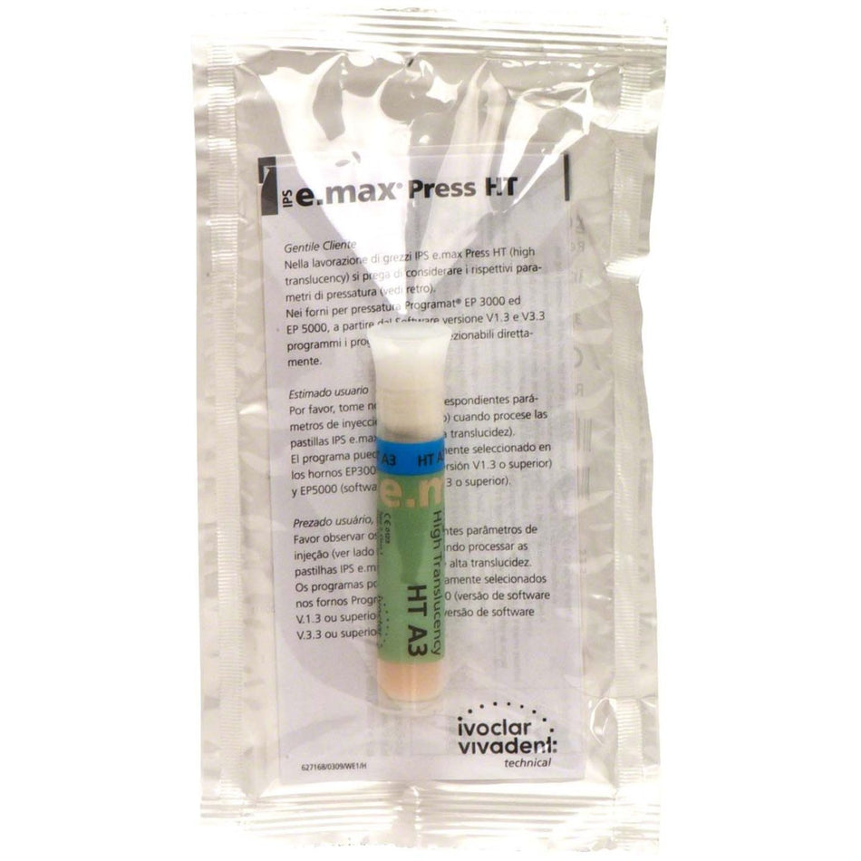 IPS e.max Press, blanks, HT, A3L, pack of 3