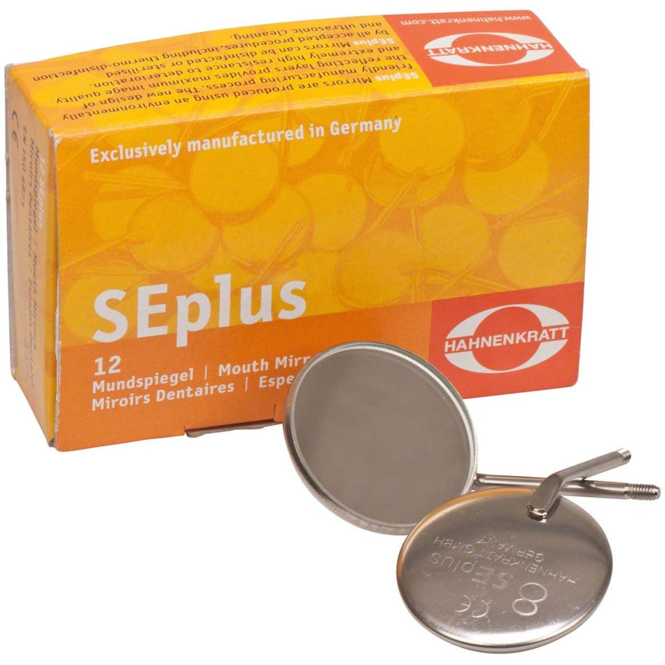 Mouth mirror flat No. 4, 22 mm, pack of 12