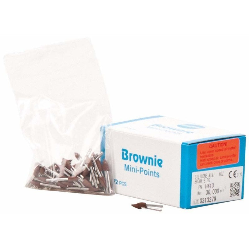 Brownie Shaft FG, Mini Tip, ISO 030, Pack of 72 pieces