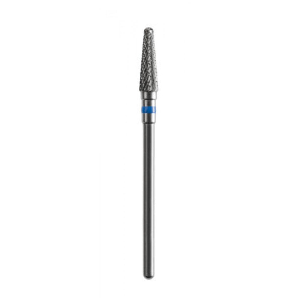 Carbide milling cutter, round cone, ? 4 mm, cross toothing, medium. For chrome-cobalt, EM, plastic and tray material., 500.104.194.190.040, pack of 5 pieces