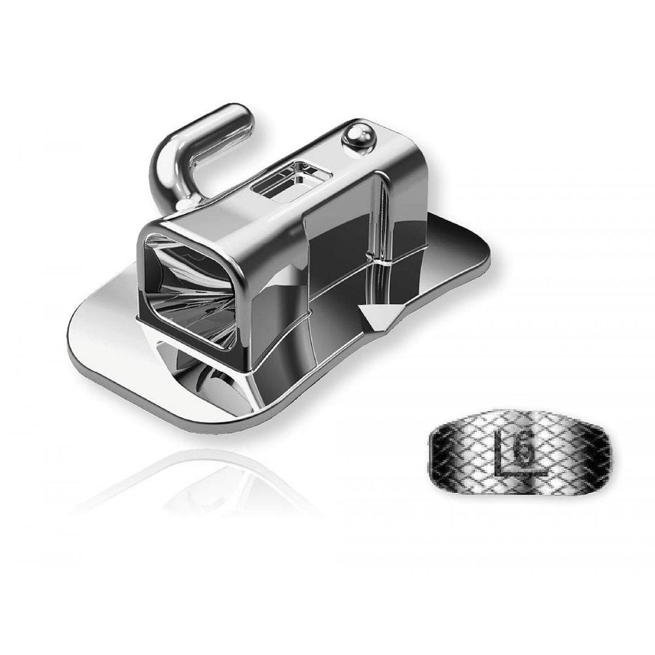 Adhesive tube simple, LowProfile, MBT .022", tooth 27, 26, pack of 10 pieces