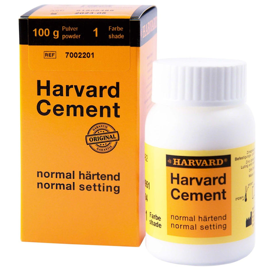 Harvard Cement, zinc phosphate cement, No. 1, normal hardening, pack of 100 g