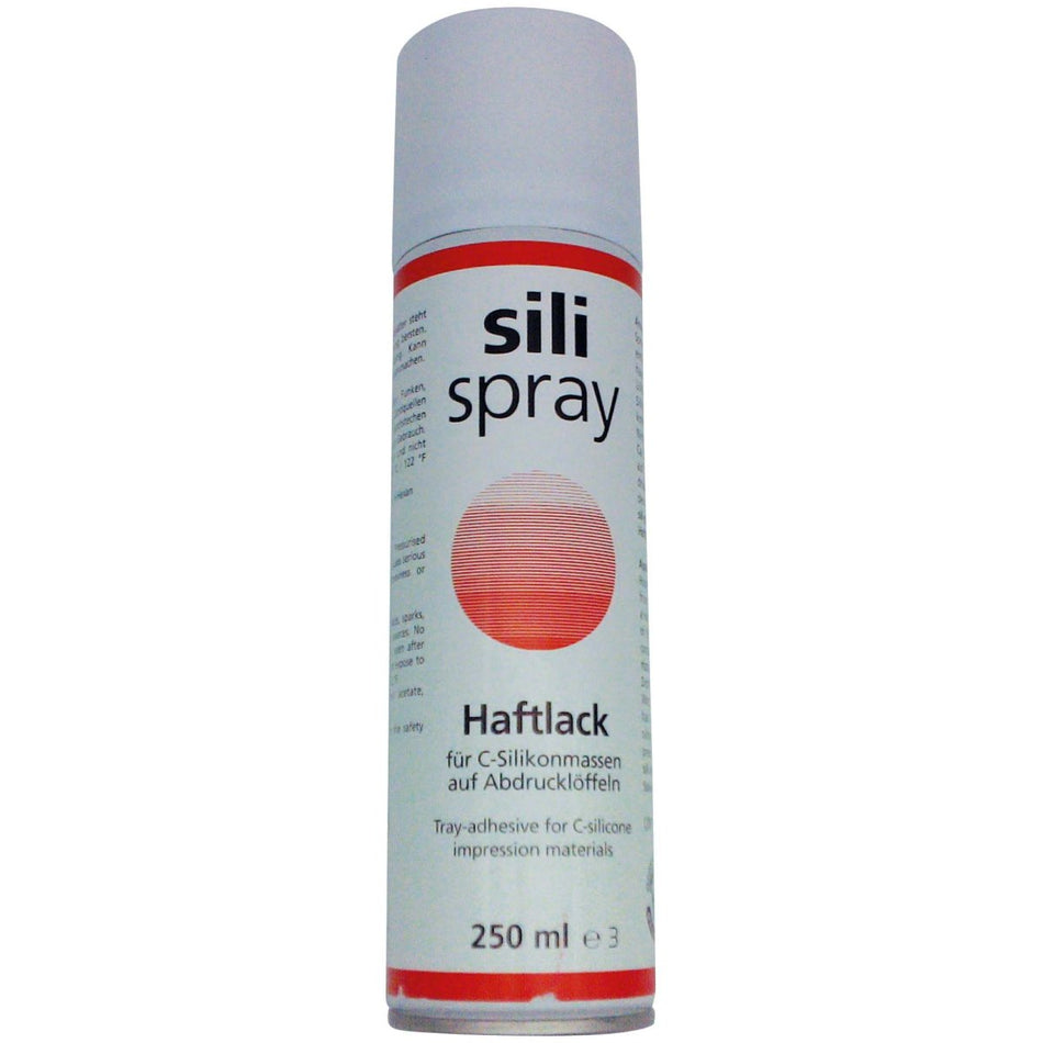 Sili adhesive varnish, blue-transparent, bottle of 250 ml