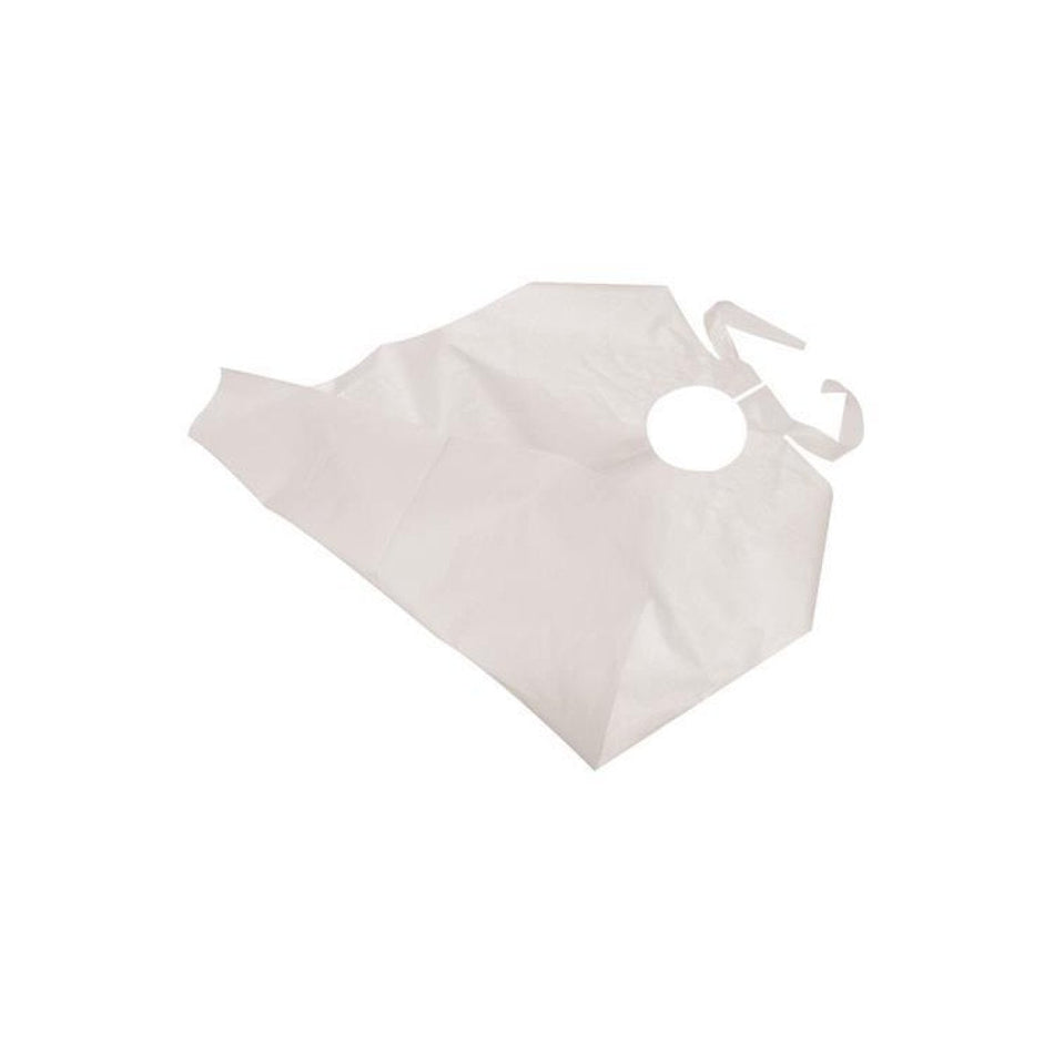 PURE patient gowns with PE film 54x80cm roll (1-ply) - white - 1 x 200 pieces