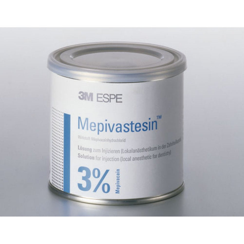 Mepivastesin 3%, box of 50 cylinder ampoules