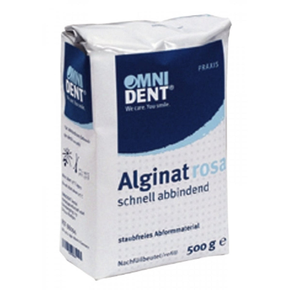 Alginate pink, fast-curing, peppermint, bag of 500 g