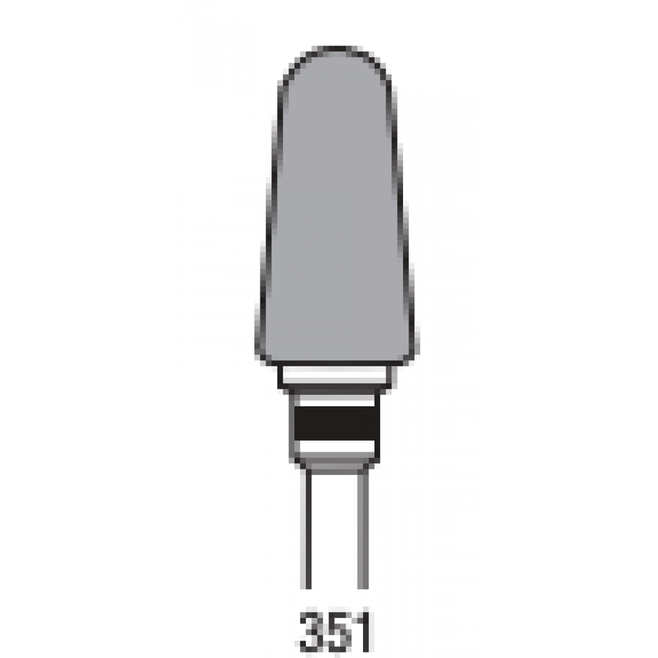 Carbide cutter grinding 55, ISO 060, figure 351, shaft HP, piece