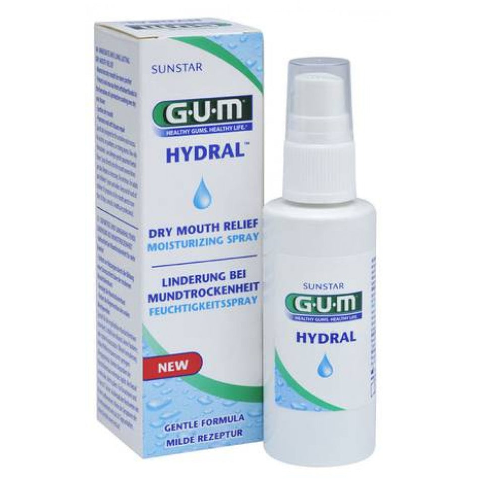 GUM Hydral Moisturizing Spray, pack of 50 ml