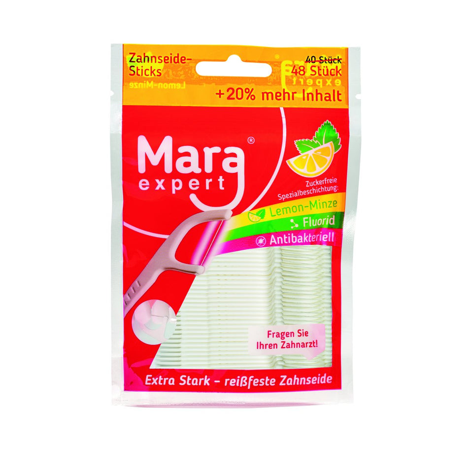 Mara Expert Dental Floss Sticks, 40 Sticks
