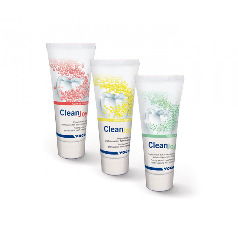 CleanJoy Polishing Paste, Mint, Medium, Yellow, Tube of 100 g