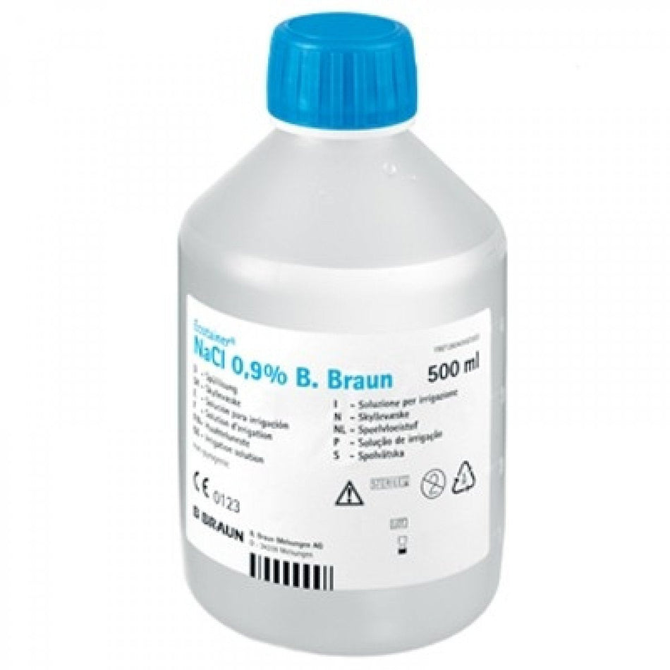 Rinsing solution NaCl 0.9%, Ecotainer, bottle of 500 ml