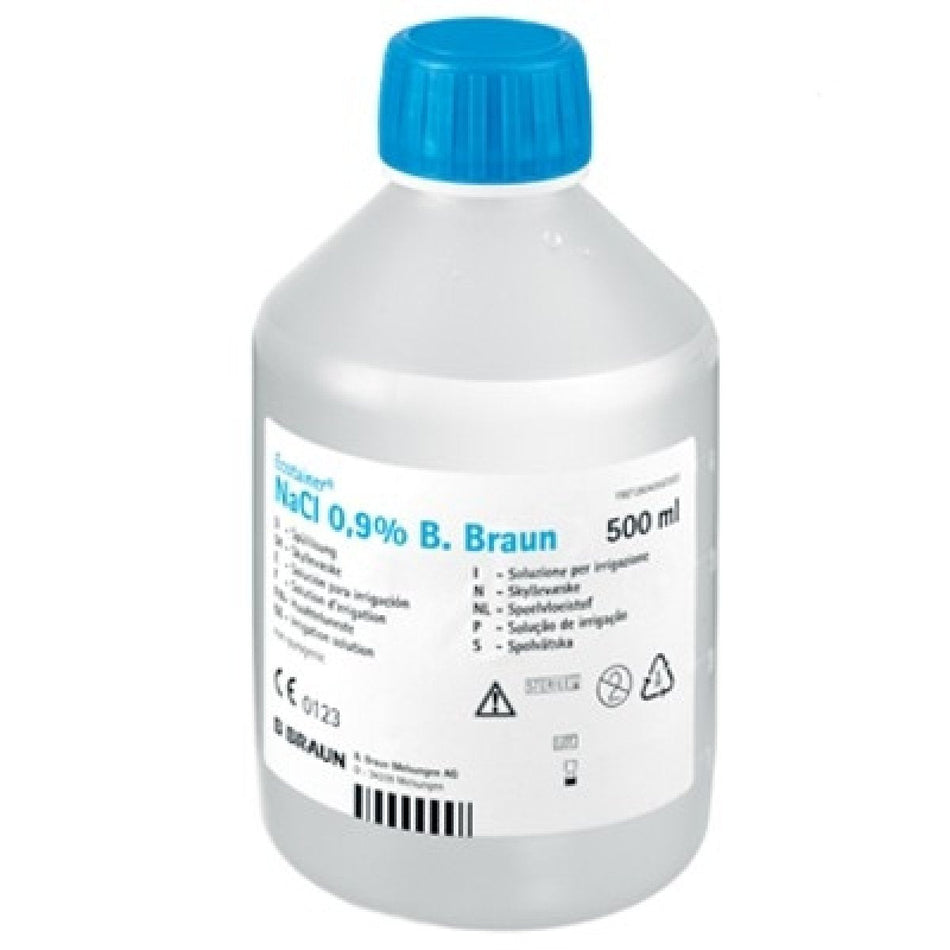 Rinsing solution NaCl 0.9%, Ecotainer, 10 x 500 ml