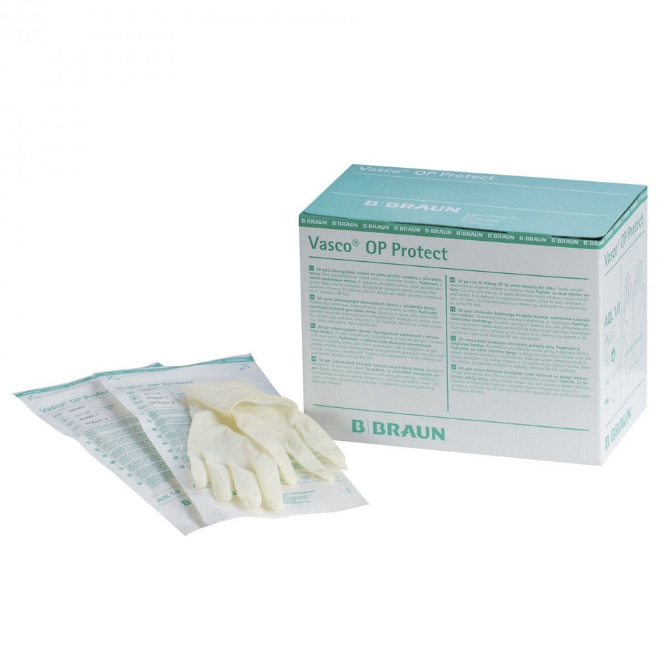 Vasco OP Protect sterile powdered size. 7.0, pack of 50 pairs