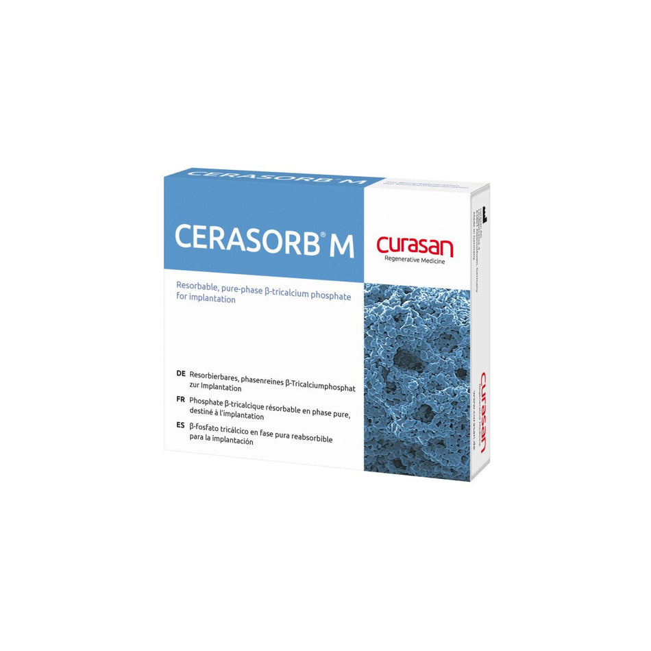 CERASORB M 5 x 0.5cc 150 - 500 µm, bone regeneration material SKU: 9000100505
