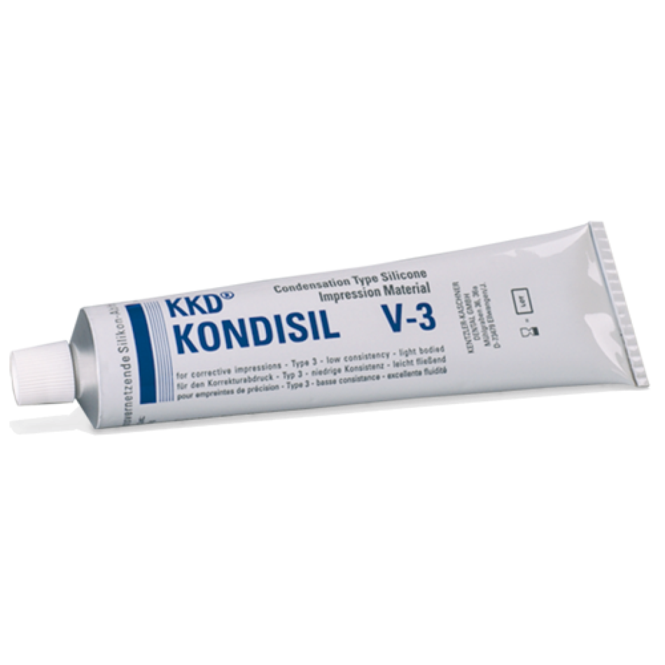 KKD KONDISIL V-3 corrective impression material, 200 ml with hardener, mixing block