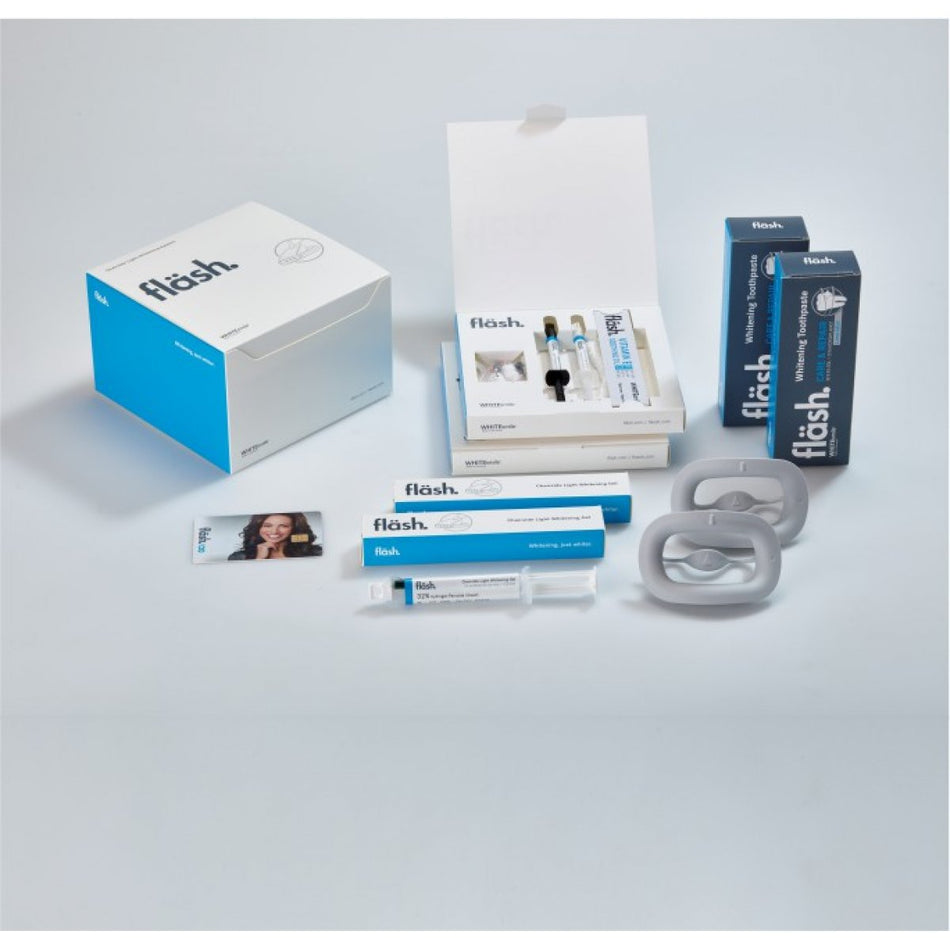 fläsh In Office Gel Whitening Patient Kit 32%, 1 pack