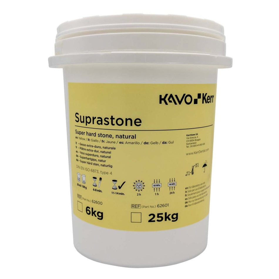 Suprastone, super hard plaster, yellow, pack of 6 kg SKU: 62600