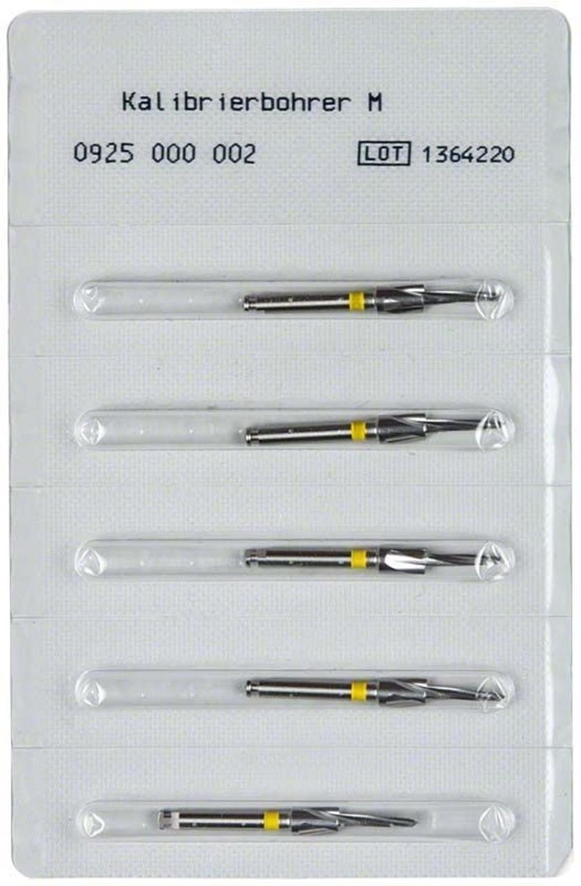 Perma-tex calibration drill medium yellow, pack of 5 pieces