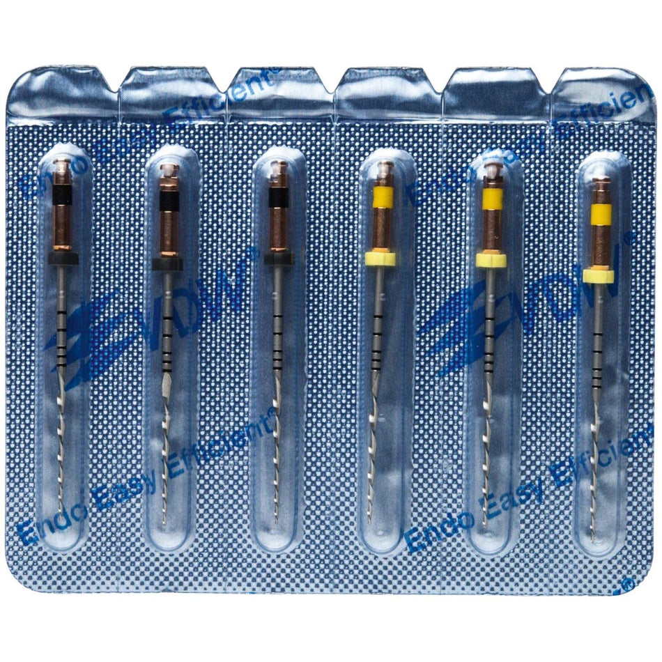 Reciproc files, 31 mm, ISO R40/R50, blister of 6 pieces