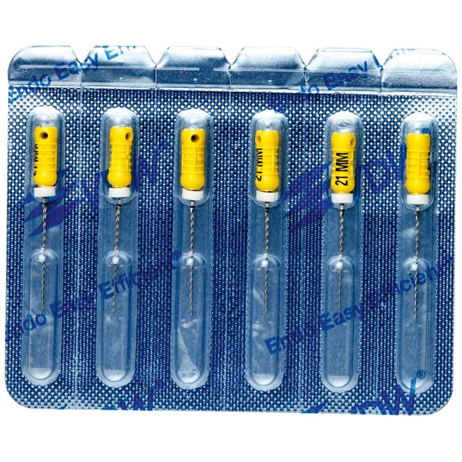 VDW STERILE K drill bits, 21 mm, ISO 20, red, pack of 6 pieces