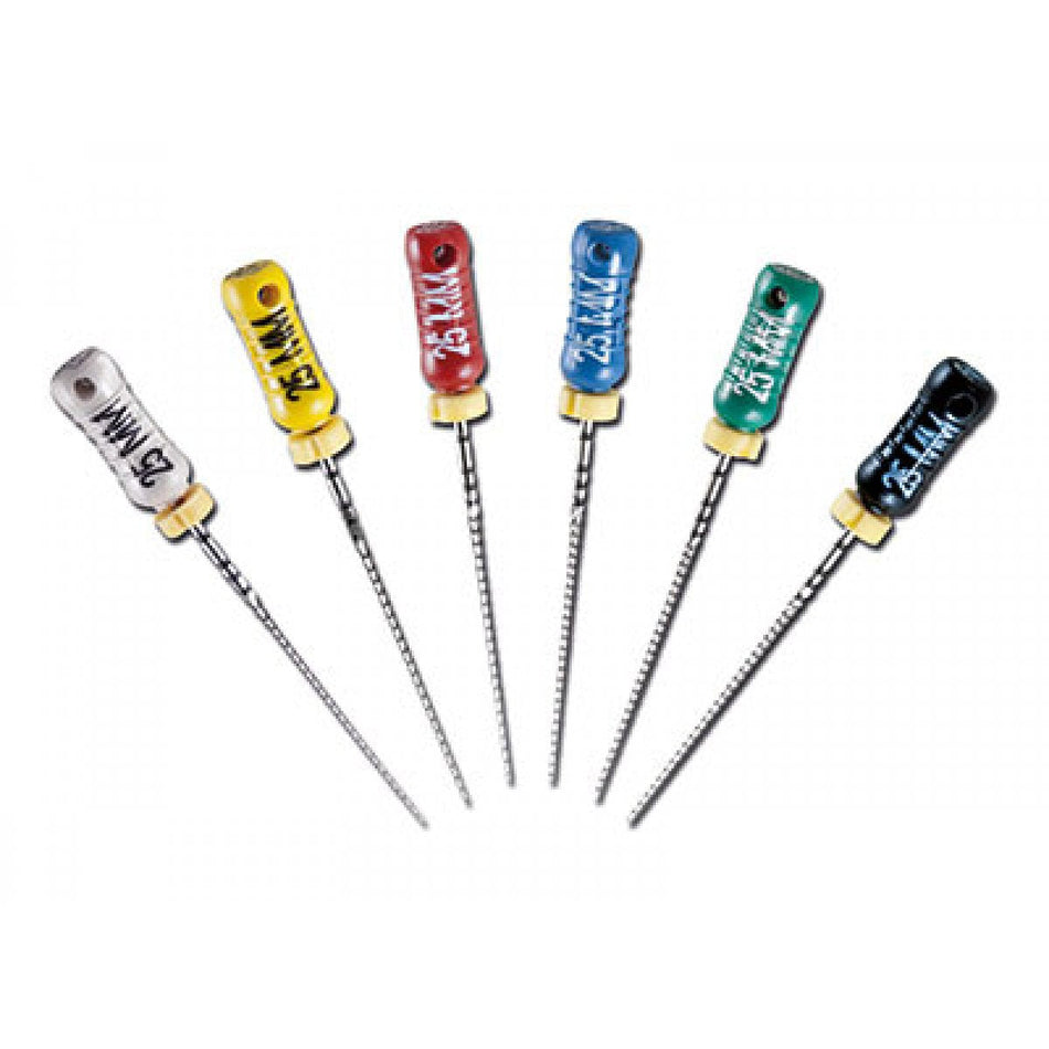 Sterile Flexicut files, 21 mm, ISO 020, yellow, blister of 6 pieces