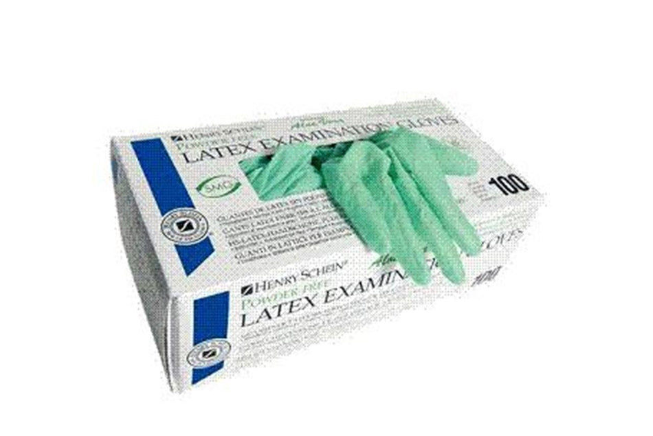 Aloe Gloves, latex, powder-free, size S, pack of 100