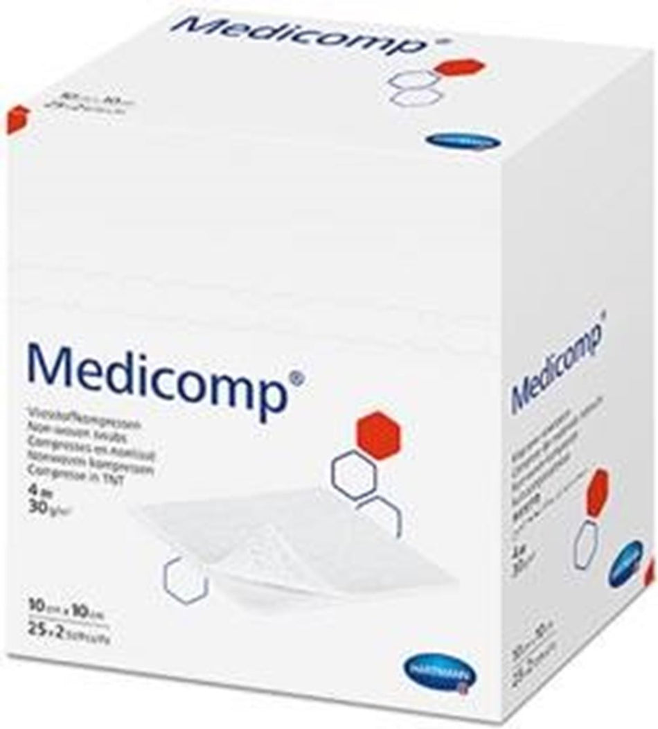 Medicomp compresses non-sterile 10 x 10 cm, pack of 100