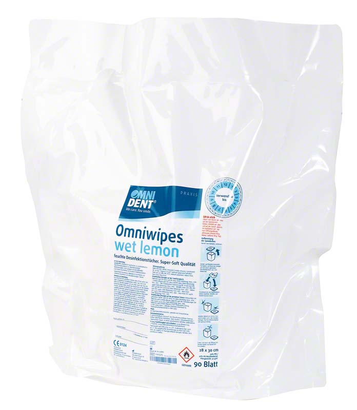 Omniwipes wet lemon 28x30cm Pa 90