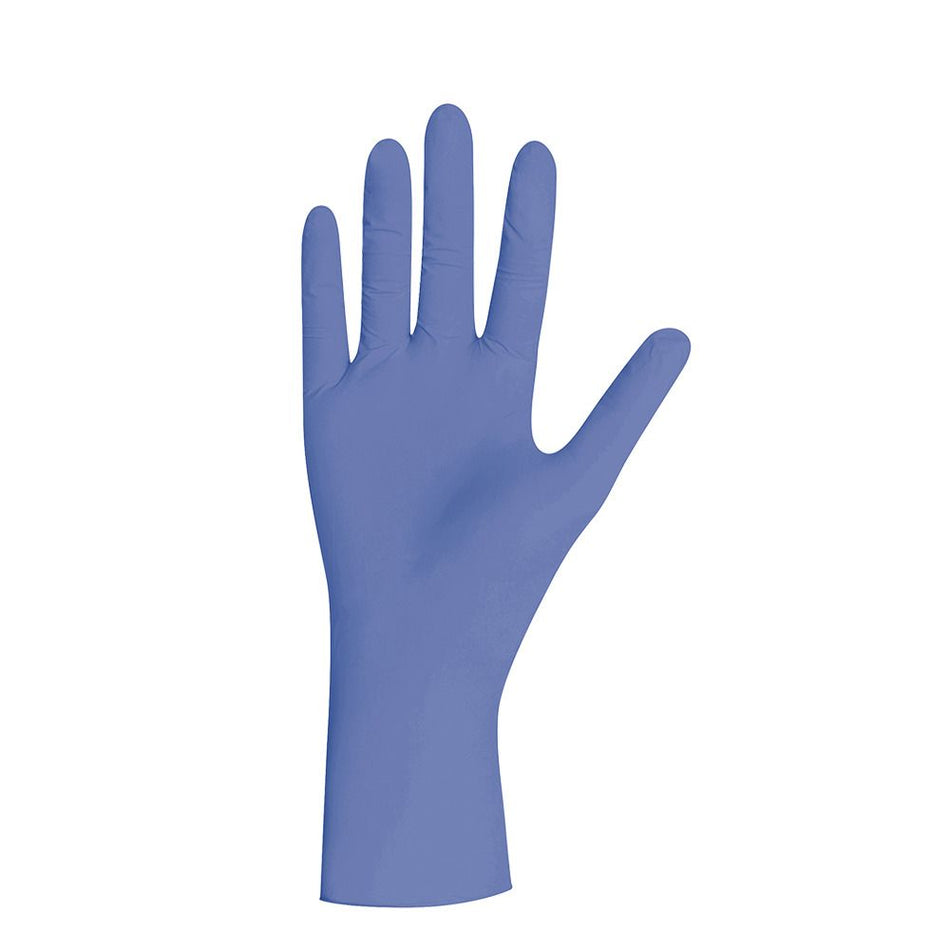 M+W Nitrile Gloves size L, sapphire