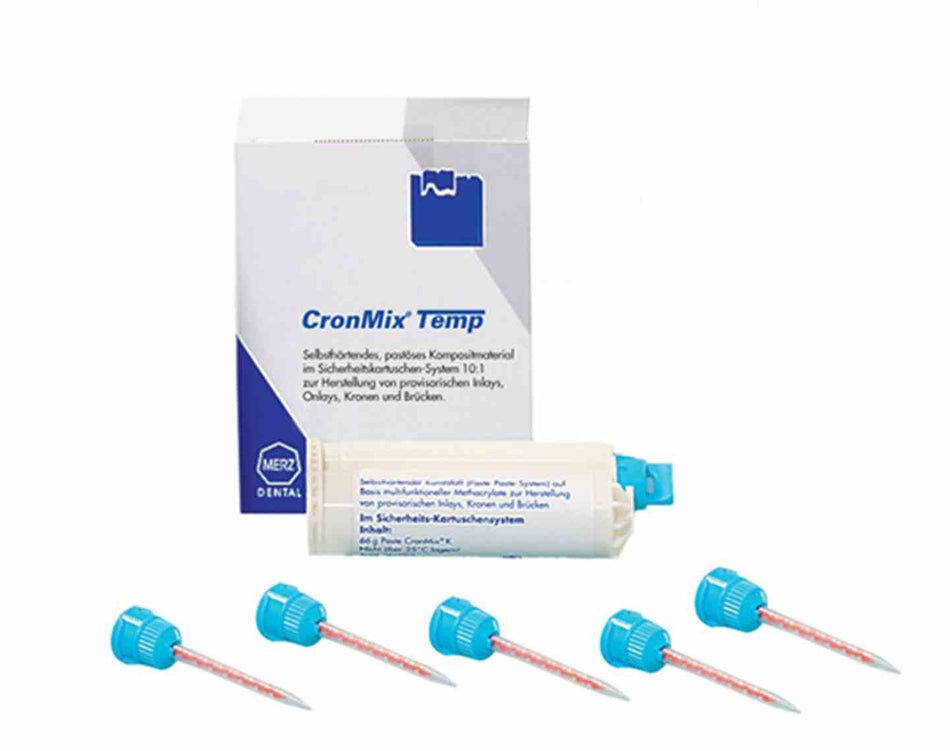 CronMix Temp, crown and bridge material, cartridge, 10:1, self-curing, A2, set, pack of 50 ml