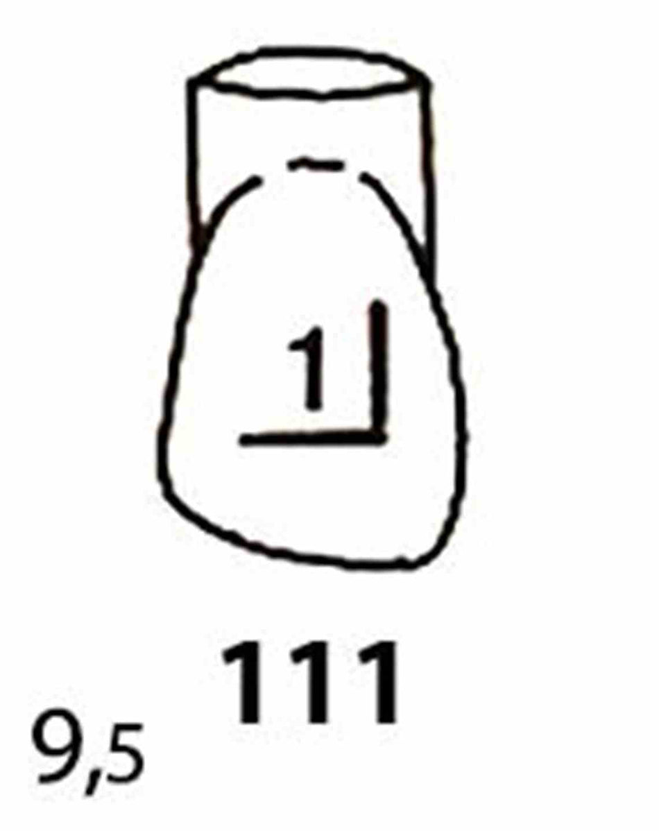 M+W Strip Crowns Refill Pack: Form 111, 5 pcs.