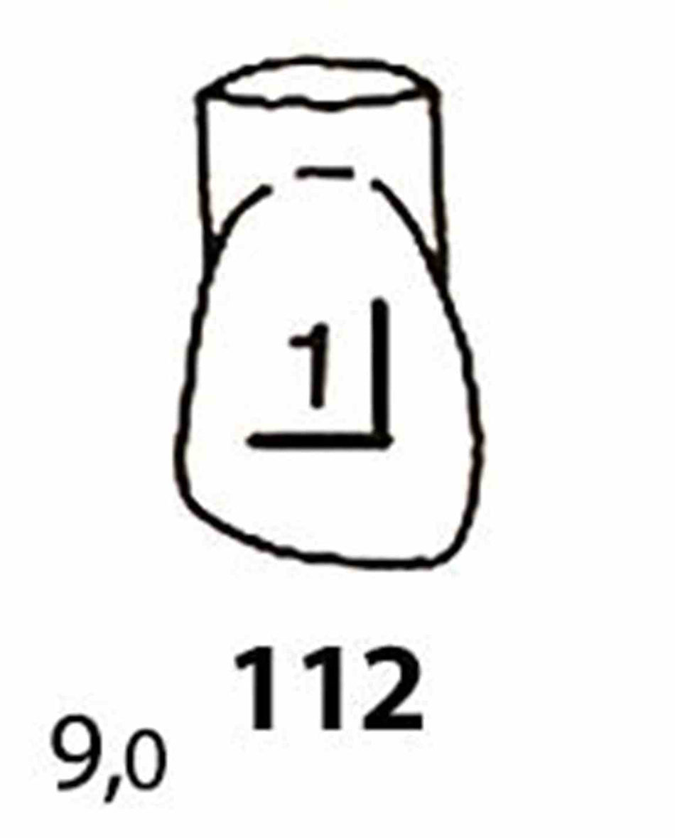 M+W Strip Crowns Refill Pack: Form 112, 5 pcs.