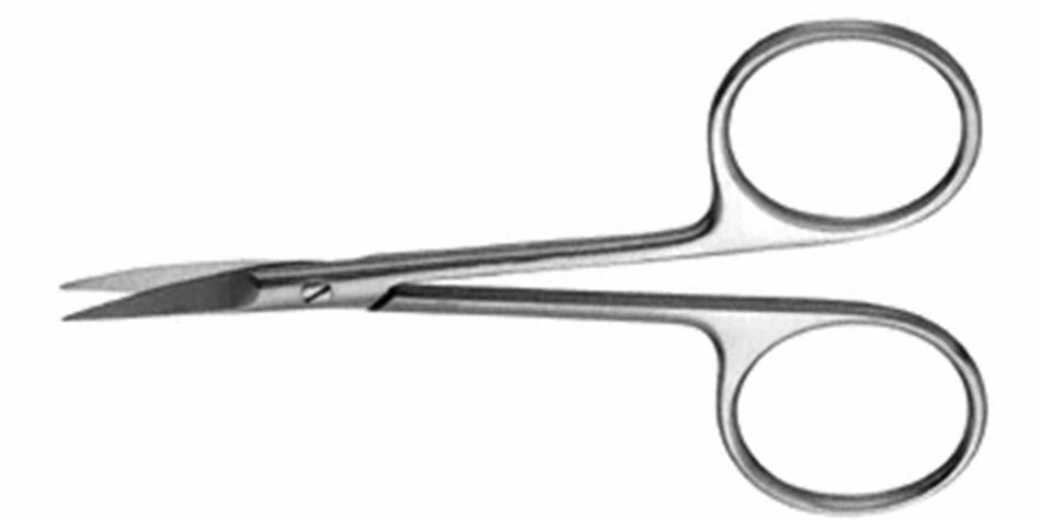 Surgical scissors straight 9.5 cm pointed-pointed BC 056R, 1 piece