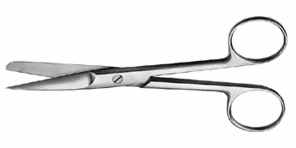 Surgical scissors Deaver pointed/blunt 14.5 cm BC 374R, 1 piece