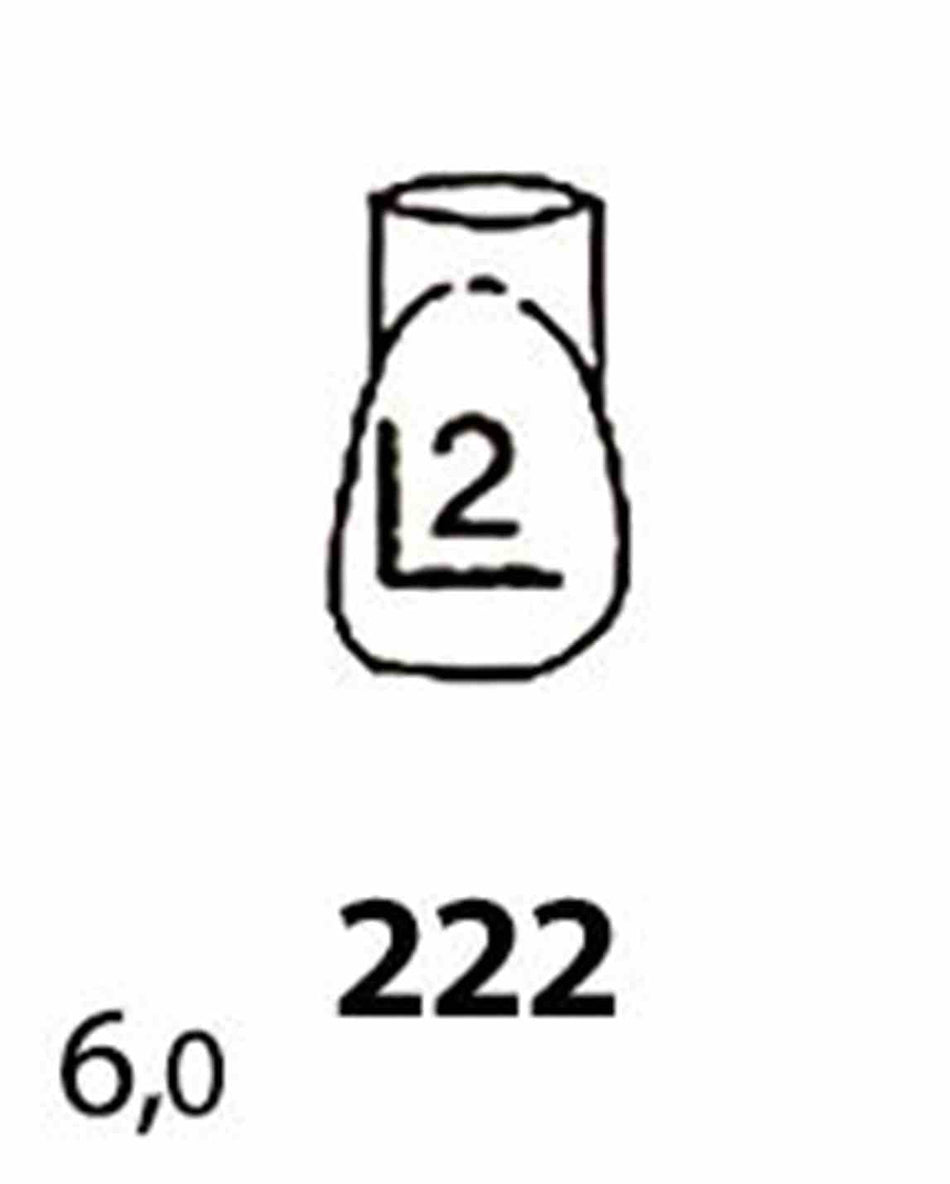 M+W Strip Crowns Refill Pack: Form 222, 5 pcs.