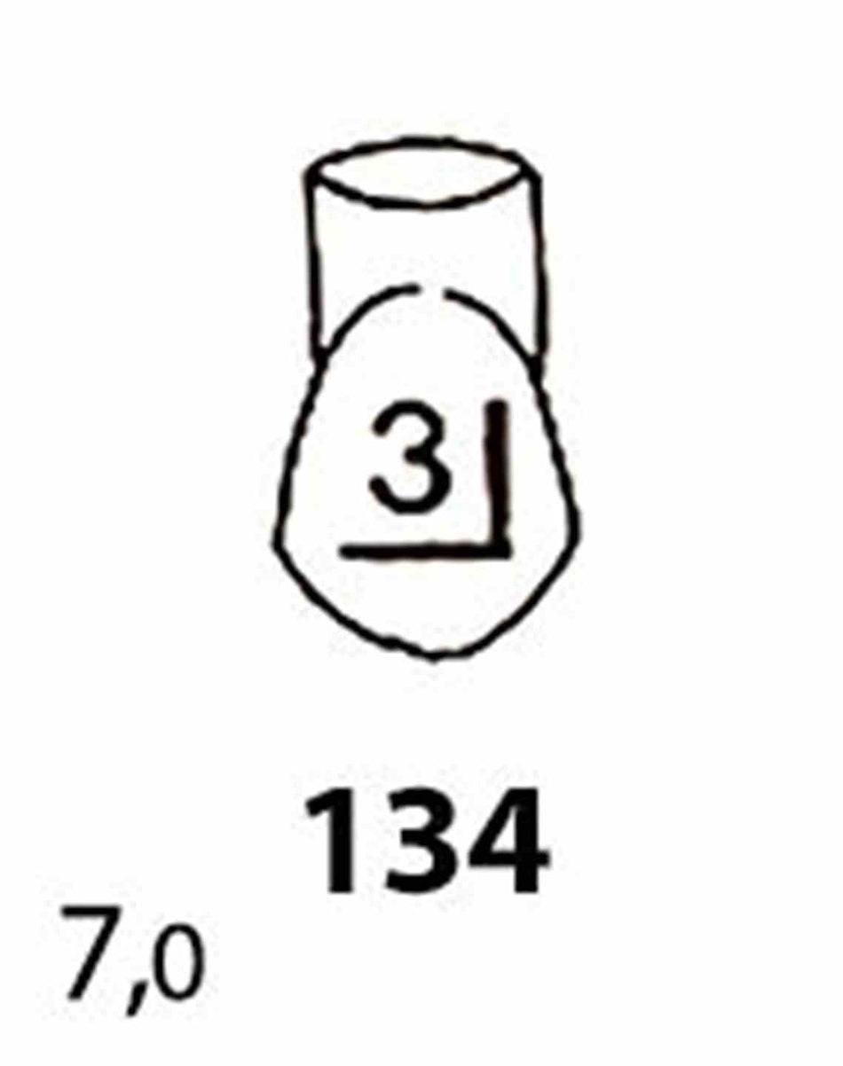 M+W Strip Crowns Refill Pack: Form 134, 5 pcs.