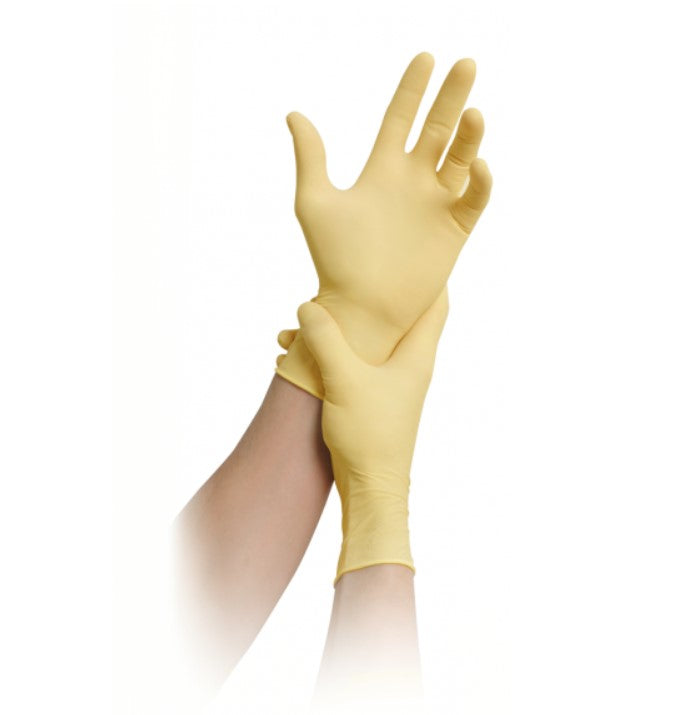 MaiMed sensitive latex gloves powder-free size XS, non-sterile, 100 pcs./box