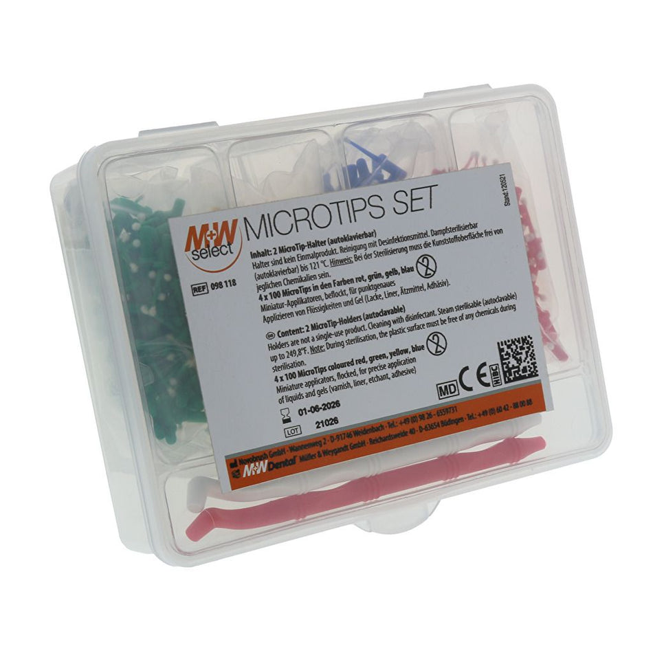 M+W MicroTips refill packs, 100 MicroTips: red