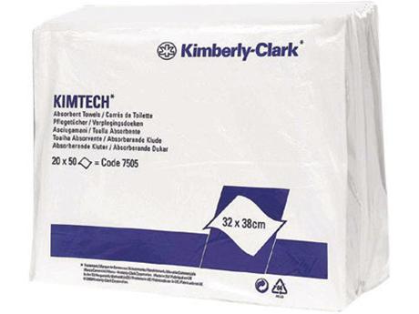 Kimtech care wipes white 32 x 38 cm 7505, pack of 1000